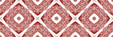 Egzotik, pürüzsüz sınır. Şarap kırmızısı simetrik kaleydoskop arka planı. Yaz mayosu, egzotik, pürüzsüz tasarım. Arkaplan için dekoratif tasarım ögesi.