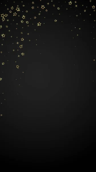 Csillagos Éjszakai Tündérmese Háttér Cuki Csillogó Csillogás Karácsonyi Szellem Levegőben — Stock Vector