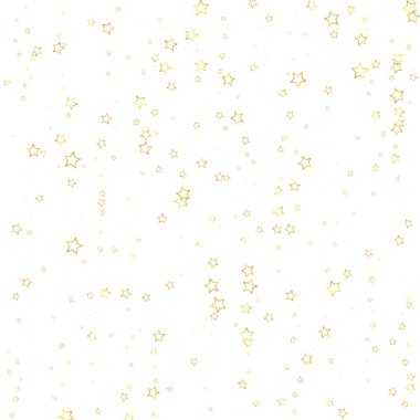 Noel yıldızları vektör kaplaması. Sihirli yıldızlar lüks konfeti. Noel ruhu. Beyaz arkaplanda şenlikli yıldız vektör çizimi.