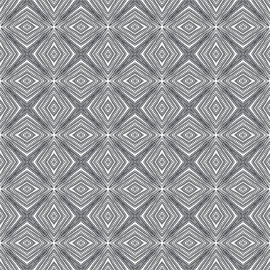 Dokulu çizgili desen. Siyah simetrik kaleydoskop. Moda desenli şerit tasarımı. Tekstil hazır harika baskı, mayo kumaş, duvar kağıdı, ambalaj..