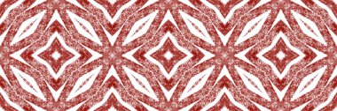 Sembol çizgileri kusursuz sınır. Şarap kırmızısı simetrik kaleydoskop arka planı. Arka plan için olağanüstü dekoratif tasarım unsuru. Geometrik sembol çizgileri deseni.