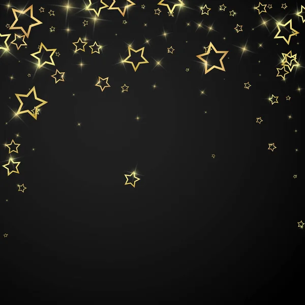Superposición Vectores Estrellas Navidad Estrellas Mágicas Lujo Confeti Espumoso Espíritu — Archivo Imágenes Vectoriales