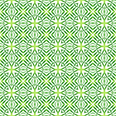 Organik fayans. Yeşil trend boho şık yaz tasarımı. Moda organik yeşil sınır. Tekstil hazır radyan baskı, mayo kumaş, duvar kağıdı, ambalaj..