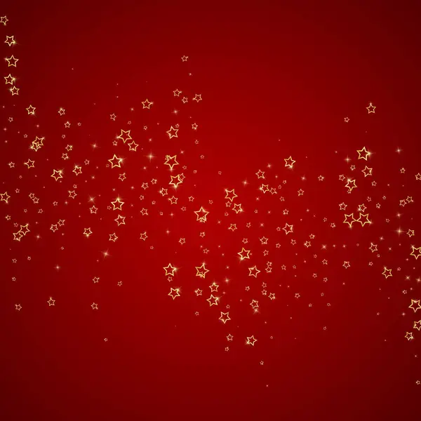 Vánoční Hvězdný Vektor Překryt Kouzelné Hvězdy Luxusní Třpytivé Konfety Vánoční — Stockový vektor