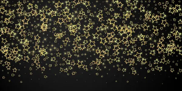 Esprit Noël Des Étoiles Tombantes Éparpillées Modèle Superposition Confiserie Noël — Image vectorielle
