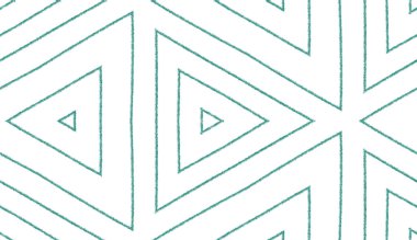 Sembol çizgileri tasarımı. Turkuaz simetrik kaleydoskop arka planı. Tekstil hazır harika baskı, mayo kumaş, duvar kağıdı, ambalaj. Geometrik sembol çizgileri deseni.