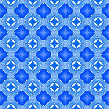 Tropik, pürüzsüz desen. Mavi çekici boho şık yaz tasarımı. El çizimi tropikal, pürüzsüz sınır. Tekstil hazır güzel baskı, mayo kumaş, duvar kağıdı, ambalaj..