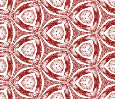 Arabesk el çizimi desen. Kestane rengi simetrik kaleydoskop. Oriental arabesk el çizimi tasarımı. Tekstil hazır büyüleyici baskı, mayo kumaş, duvar kağıdı, ambalaj..