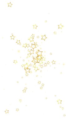 Noel ruhu. Kayan yıldızlar. Noel şablonu örtüşüyor. Beyaz arkaplanda şenlikli yıldız vektör çizimi.