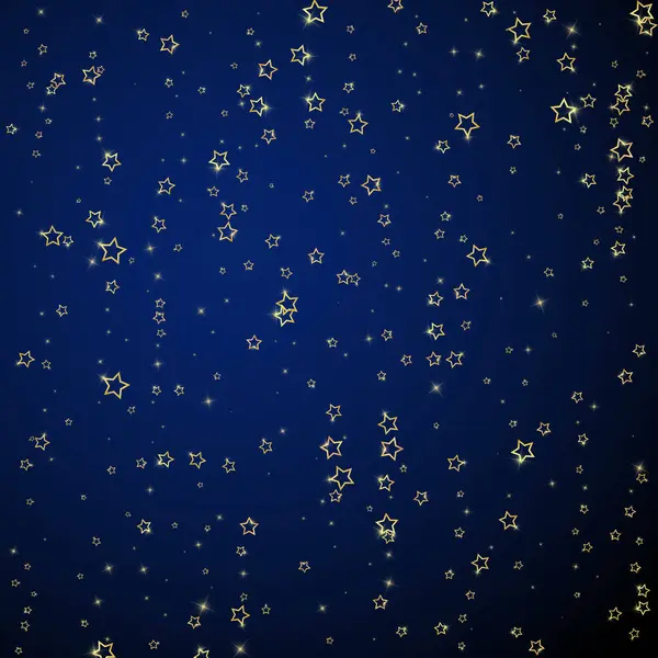 Des Étoiles Scintillantes Éparpillées Hasard Volant Tombant Flottant Concept Célébration — Image vectorielle