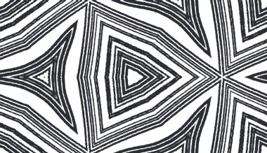 Döşemeli suluboya deseni. Siyah simetrik kaleydoskop. Elle boyanmış suluboya pürüzsüz. Tekstil hazır, kayda değer baskı, mayo kumaş, duvar kağıdı, ambalaj..