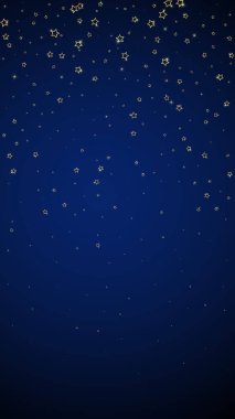 Noel ruhu. Kayan yıldızlar. Noel şablonu örtüşüyor. Koyu mavi arkaplanda kutlama yıldızları vektör illüstrasyonu.