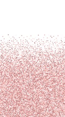 Serpiştirilmiş kalpler sevgililer günü şablonu. Kırmızı kalpler beyaz arka plana saçılmış. Kutlama serpiştirilmiş kalp vektör illüstrasyonu.