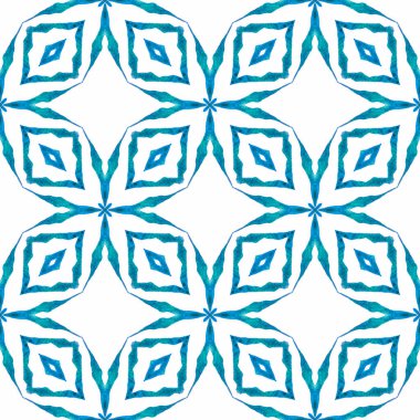 Tekstil hazır harika baskı, mayo kumaş, duvar kağıdı, ambalaj. Mavi hoş boho şık yaz tasarımı. Oryantal arabesk el çizimi sınır. Arabesk el çizimi tasarımı.