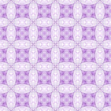 Tekrar eden mayo tasarımı. Mor muhteşem boho şık yaz tasarımı. Suluboya, kiremit sınırını tekrarlıyor. Tekstil hazır ekstatik baskı, mayo kumaş, duvar kağıdı, ambalaj..