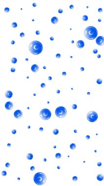 C vitamini yuvarlak kapsülleri rastgele dağılmış. Güzellik ve beslenme cilt bakımı. Temel vitamin vektör illüstrasyonu. Refah kavramı.