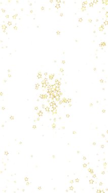 Noel ruhu. Kayan yıldızlar. Noel şablonu örtüşüyor. Beyaz arkaplanda şenlikli yıldız vektör çizimi.