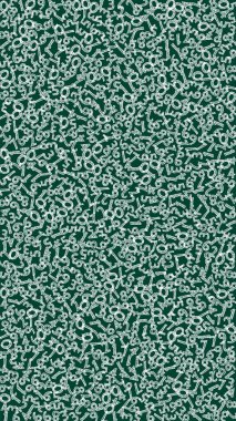 Elle çizilmiş tebeşir sayıları düşüyor. Uçan parmaklarla matematik çalışma konsepti. Tahta zemindeki matematik afişine geri dönmek şaşırtıcı. Düşen numaralar illüstrasyonu.