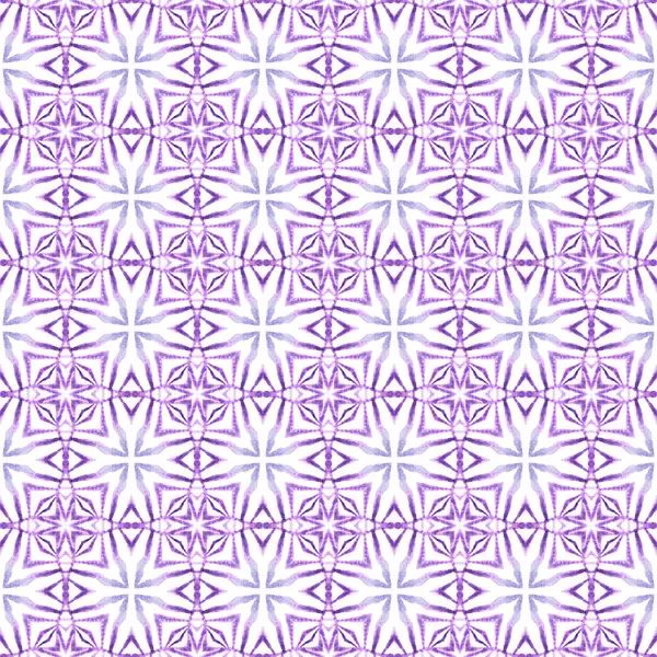 Hand drawn tropical seamless border. Purple elegant boho chic summer design. Textile ready juicy print, swimwear fabric, wallpaper, wrapping. Tropical seamless pattern.
