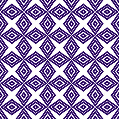 Geometrik dikişsiz desen. Mor simetrik kaleydoskop arka planı. El çizimi geometrik kusursuz tasarım. Tekstil hazır harika baskı, mayo kumaş, duvar kağıdı, ambalaj..