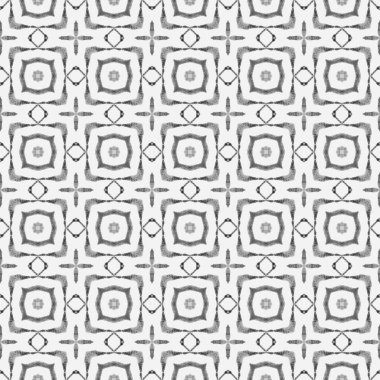 Çizgili el çizimi tasarımı. Siyah ve beyaz enfes boho şık yaz tasarımı. Tekrar eden çizgili el çizgisi sınırı. Tekstil hazır orijinal baskı, mayo kumaş, duvar kağıdı, ambalaj..