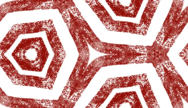 Medallion seamless pattern. Wine red symmetrical kaleidoscope background. Watercolor medallion seamless tile. Textile ready modern print, swimwear fabric, wallpaper, wrapping.