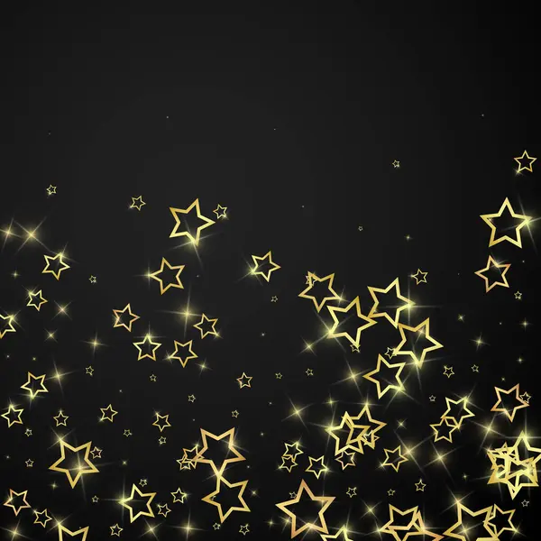 Noel Yıldızları Vektör Kaplaması Sihirli Yıldızlar Lüks Konfeti Noel Ruhu — Stok Vektör