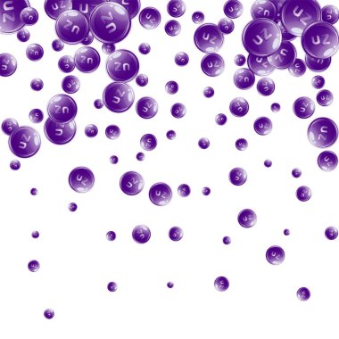 Çinko yuvarlak kapsüller rastgele dağılmış. Güzellik ve beslenme cilt bakımı. Sağlık konsepti. Tıbbi ve bilimsel geçmiş. 