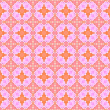 Döşemeli suluboya arka plan. Turuncu seçkin boho şık yaz tasarımı. Elle boyanmış suluboya kenar. Tekstil hazır göz kamaştırıcı baskı, mayo kumaş, duvar kağıdı, ambalaj..