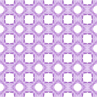 Etnik elle boyanmış desen. Mor muhteşem boho şık yaz tasarımı. Tekstil hazır harika baskı, mayo kumaş, duvar kağıdı, ambalaj. Suluboya yaz etnik sınır düzeni.