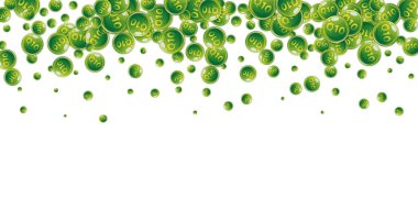 Q10 vitamini yuvarlak kapsülleri rastgele dağılmış. Güzellik ve beslenme cilt bakımı. Tıbbi ve bilimsel geçmiş. Refah kavramı.