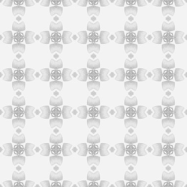 Tekstil hazır ilahi baskı, mayo kumaş, duvar kağıdı, ambalaj. Siyah ve beyaz, boho şık yaz tasarımı. El çizimi yeşil mozaik pürüzsüz sınır. Mozaik pürüzsüz desen.