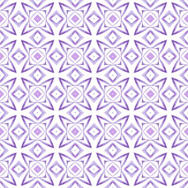 Tekstil hazır büyüleyici baskı, mayo kumaş, duvar kağıdı, ambalaj. Mor optimal boho şık yaz tasarımı. Oryantal arabesk el çizimi sınır. Arabesk el çizimi tasarımı.