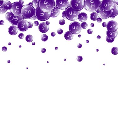 Çinko yuvarlak kapsüller rastgele dağılmış. Güzellik ve beslenme cilt bakımı. Temel vitamin vektör illüstrasyonu. Refah kavramı.