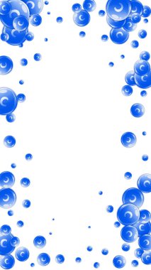 C vitamini yuvarlak kapsülleri rastgele dağılmış. Güzellik ve beslenme cilt bakımı. Temel vitamin vektör illüstrasyonu. Sağlıklı yaşam konsepti.