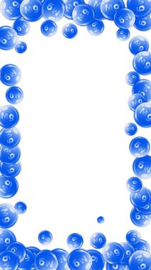 Magnezyum yuvarlak kapsüller rastgele dağılmış. Güzellik ve beslenme cilt bakımı. Temel vitamin vektör illüstrasyonu. Sağlıklı yaşam konsepti.