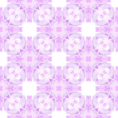 Egzotik, pürüzsüz desen. Mor dramatik boho şık yaz tasarımı. Yaz, egzotik, pürüzsüz sınır. Tekstil hazır, lekesiz baskı, mayo kumaş, duvar kağıdı, ambalaj..