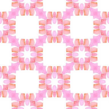 Çizgili el çizimi tasarımı. Turuncu takdire şayan boho şık yaz tasarımı. Tekrar eden çizgili el çizgisi sınırı. Tekstil hazır nefes kesici baskı, mayo kumaş, duvar kağıdı, ambalaj..