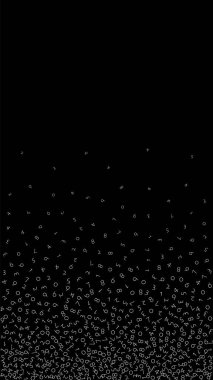 Dağınık Latin alfabesi harfleri. İngiliz dilinin renkli yüzen karakterleri. Yabancı diller öğrenim kavramı. Okula dönüş afişi .