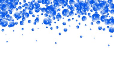 Magnezyum yuvarlak kapsüller rastgele dağılmış. Güzellik ve beslenme cilt bakımı. Sağlık konsepti. Temel vitamin vektör illüstrasyonu. 