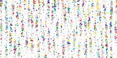 Uçan Latince mektuplar. İngiliz alfabesinin renkli çocuksu dağılmış çardakları. Yabancı diller öğrenim kavramı. Okula dönüş afişi .