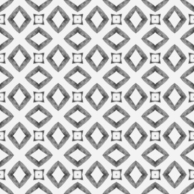 Tropik, pürüzsüz desen. Siyah ve beyaz moda boho şık yaz tasarımı. Tekstil hazır muhteşem baskı, mayo kumaş, duvar kağıdı, ambalaj. El çizimi tropikal, pürüzsüz sınır.