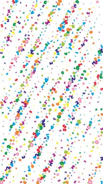 Uçan Latince mektuplar. İngiliz alfabesinin renkli çocuksu dağılmış çardakları. Yabancı diller öğrenim kavramı. Okula dönüş afişi .