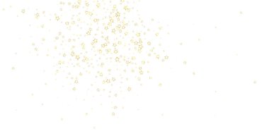 Yıldızlı gece masalı geçmişi. Şirin ışıltılı parıltılar, havada Noel ruhu. Beyaz arkaplanda şenlikli yıldız vektör çizimi.