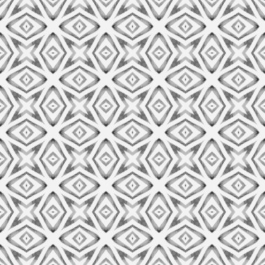 Tekstil hazır harika baskı, mayo kumaş, duvar kağıdı, ambalaj. Siyah-beyaz, zarif, zarif yaz tasarımı. Tekrar eden çizgili el çizgisi sınırı. Çizgili el çizimi tasarımı.