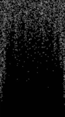 Dağınık Latin alfabesi harfleri. İngiliz dilinin renkli yüzen karakterleri. Yabancı diller öğrenim kavramı. Okula dönüş afişi .