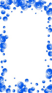 C vitamini yuvarlak kapsülleri rastgele dağılmış. Güzellik ve beslenme cilt bakımı. Temel vitamin vektör illüstrasyonu. Sağlıklı yaşam konsepti.