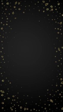 Noel ruhu. Kayan yıldızlar. Noel şablonu örtüşüyor. Siyah arkaplanda kutlama yıldızları vektör çizimi.