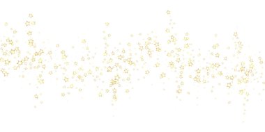 Noel yıldızları vektör kaplaması. Sihirli yıldızlar lüks konfeti. Noel ruhu. Beyaz arkaplanda şenlikli yıldız vektör çizimi.