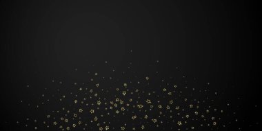 Noel ruhu. Kayan yıldızlar. Noel şablonu örtüşüyor. Siyah arkaplanda kutlama yıldızları vektör çizimi.